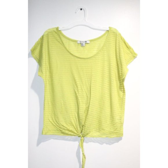 Forever 21 Tops - Forever 21 Knotted Front Shirt